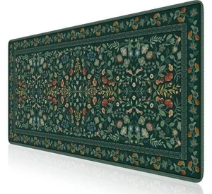Desk Mat for Keyboard and Mouse Large Mouse Pad Desk Pad Mat Anti-Slip Big Mousepad with Stitched Edges for Computer Desktop(Deep Green) Desk Mat for Keyboard and Mouse Large Mouse Pad Desk Pad Mat Anti-Slip Big Mousepad with Stitched Edges for Computer Desktop(Deep Green)