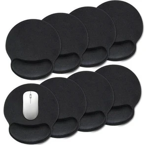 8 Pack Ergonomic Mouse Pad with Wrist Rest Support Comfortable Mousepad with Non-Slip Base Small Memory Foam Computer Mouse Pad for Laptop Computer Gaming (Black) 8 Pack Ergonomic Mouse Pad with Wrist Rest Support Comfortable Mousepad with Non-Slip Base Small Memory Foam Computer Mouse Pad for Laptop Computer Gaming (Black)