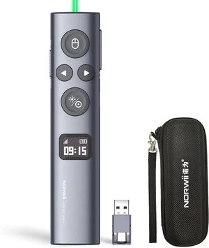 N95s Presentation Remote, Slide Clicker for PowerPoint Presentations Digital pointer, spotlight, magnifier works on any screen. Tripleconnect via BT, or plug in the USBC / A. 328ft range N95s Presentation Remote, Slide Clicker for PowerPoint Presentations Digital pointer, spotlight, magnifier works on any screen. Tripleconnect via BT, or plug in the USBC / A. 328ft range