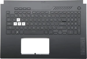 Palmrest Keyboard Compatible with ASUS TUF Gaming FX707 / FA707 Dual Air Outlet Vents, RGB Backlit US Keyboard, Transparent WASD Keys, FX707V FX707Z FA707N FA707R, 90NR0901-R31US1 Palmrest Keyboard Compatible with ASUS TUF Gaming FX707 / FA707 Dual Air Outlet Vents, RGB Backlit US Keyboard, Transparent WASD Keys, FX707V FX707Z FA707N FA707R, 90NR0901-R31US1