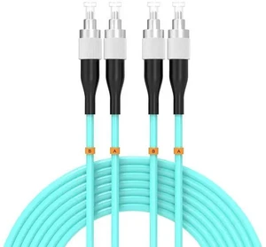 FC/UPC-FC/UPC Fiber Patch Cable OM3 20Meter/65ft 10GB Multimode Jumper Duplex 50/125m Fiber Optic Cord FC/UPC-FC/UPC Fiber Patch Cable OM3 20Meter/65ft 10GB Multimode Jumper Duplex 50/125m Fiber Optic Cord