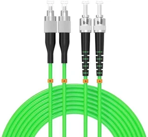 om5 fc to st Fiber Patch Cable,35Meters/114ft 10GB/40GB/100GB Gigabit Multimode Duplex Jumper 50/125m LSZH Fiber Optic Cord om5 fc to st Fiber Patch Cable,35Meters/114ft 10GB/40GB/100GB Gigabit Multimode Duplex Jumper 50/125m LSZH Fiber Optic Cord