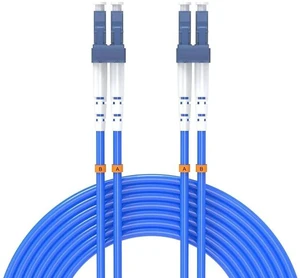 7Meters, LC to LC, Armored Single Mode Duplex Fiber Optic Cables LC-LC Patch Cord Jumper SM SX 22.9FT Blue 7Meters, LC to LC, Armored Single Mode Duplex Fiber Optic Cables LC-LC Patch Cord Jumper SM SX 22.9FT Blue