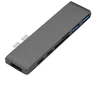 3.1 Type-C Hub To Adapter 4K Thunderbolt 3 C Hub with Hub 3.0 TF SD Reader Slot PD for MacBook Pro/Air 3.1 Type-C Hub To Adapter 4K Thunderbolt 3 C Hub with Hub 3.0 TF SD Reader Slot PD for MacBook Pro/Air