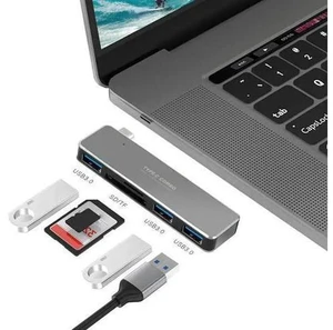 5-in-1 USB3.0 Hub Type-C Adaptor Card Reader for Laptop PC Mole HDD Flash Drive 5-in-1 USB3.0 Hub r30 5-in-1 USB3.0 Hub Type-C Adaptor Card Reader for Laptop PC Mole HDD Flash Drive 5-in-1 USB3.0 Hub r30