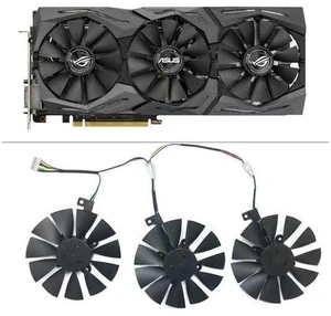 87MM PLD09210S12M PLD09210S12HH PC Cooling Fan Replace For ASUS STRIX GTX 1060 GTX1070 1070Ti 1080Ti Gaming video card fan 87MM PLD09210S12M PLD09210S12HH PC Cooling Fan Replace For ASUS STRIX GTX 1060 GTX1070 1070Ti 1080Ti Gaming video card fan