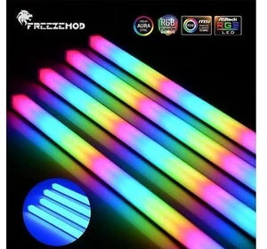RGB LED Strip ARGB Soft Light Cable 5V3Pin/12V4PIN AURA Water Cooler Custom MOD Chassis Magnetic Lamp PC Decoration RGB LED Strip ARGB Soft Light Cable 5V3Pin/12V4PIN AURA Water Cooler Custom MOD Chassis Magnetic Lamp PC Decoration