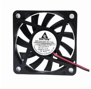 10PCS DC 12V 2Pin 60mm 60x60x10mm Mini CPU Cooling Computer PC Case Cooler Fan 10PCS DC 12V 2Pin 60mm 60x60x10mm Mini CPU Cooling Computer PC Case Cooler Fan