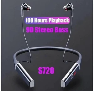100 hours Wireless Earphone Bluetooth Magnetic Neckband Headphone IPX5 Waterproof Sport Headset Noise Cancelling Micophone 100 hours Wireless Earphone Bluetooth Magnetic Neckband Headphone IPX5 Waterproof Sport Headset Noise Cancelling Micophone