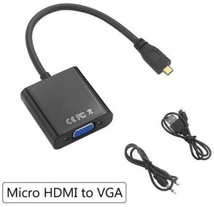 to VGA Adapter Cable Male to Female + Audio Jack + USB Power Cable for Xbox|PS4/3 Camera|Cellphone|Raspberry Pi 4 to VGA Adapter Cable Male to Female + Audio Jack + USB Power Cable for Xbox|PS4/3 Camera|Cellphone|Raspberry Pi 4