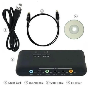 5.1 Accessories 4 Channel Midi Components 3D Surround External Sound Card Audio Computer PCI Remix For Windows XP7 32bit 5.1 Accessories 4 Channel Midi Components 3D Surround External Sound Card Audio Computer PCI Remix For Windows XP7 32bit