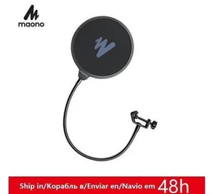 Microphone Pop Filter Metal Pop Filter Shield Double Layer Windscreen Popfilter For USB Microhone Podcast Microphone Microphone Pop Filter Metal Pop Filter Shield Double Layer Windscreen Popfilter For USB Microhone Podcast Microphone