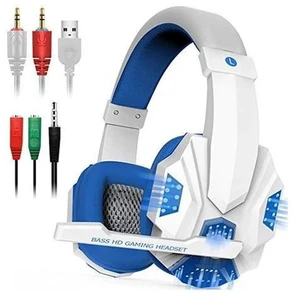 LED Lights Gaming Headset For PC Stereo Surround Sound Noise Cancelling Wired Gamer Headphones With Mic auriculares LED Lights Gaming Headset For PC Stereo Surround Sound Noise Cancelling Wired Gamer Headphones With Mic auriculares