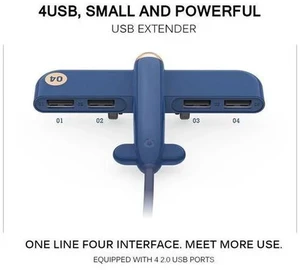4 Ports USB 2.0 HUB Usb Hub 3.0 Portable Hub Usb Aircraft Shape USB Splitter External Multi Ports USB HUB For 4 Ports USB 2.0 HUB Usb Hub 3.0 Portable Hub Usb Aircraft Shape USB Splitter External Multi Ports USB HUB For