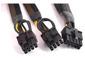 For HP ProLiant DL380 G6 G7 PCI-e Graphics Card Power Supply Cable 10 Pin to Dual 6+2 Pin 8 Pin Sleeve Flat cable For HP ProLiant DL380 G6 G7 PCI-e Graphics Card Power Supply Cable 10 Pin to Dual 6+2 Pin 8 Pin Sleeve Flat cable