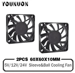 2PCS 60mm 5V 12V 24V Brushless USB 2PIN 3PIN DC Cooler Fan 60x60x10mm 6010 6cm For Computer PC CPU Case Cooling 2PCS 60mm 5V 12V 24V Brushless USB 2PIN 3PIN DC Cooler Fan 60x60x10mm 6010 6cm For Computer PC CPU Case Cooling