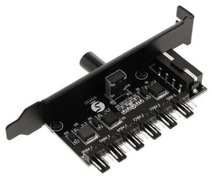 4-Pin Power 6 Channels PC Case CPU Cooler Cooling Fan Speed Controller 4-Pin Power 6 Channels PC Case CPU Cooler Cooling Fan Speed Controller