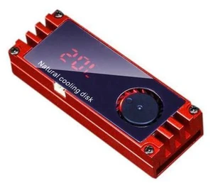 SSD Heatsink Cooler Digital Temperature Display with Turbo Cooling Fan for 2280 22110 NVMe M2 Solid State Drive Thermal Pad SSD Heatsink Cooler Digital Temperature Display with Turbo Cooling Fan for 2280 22110 NVMe M2 Solid State Drive Thermal Pad