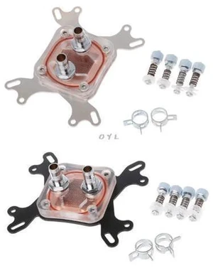Cooling Block For Computer CPU Cooler 50mm Transparent Cover Cooling Block For AMD Intel Cooling Block For Computer CPU Cooler 50mm Transparent Cover Cooling Block For AMD Intel
