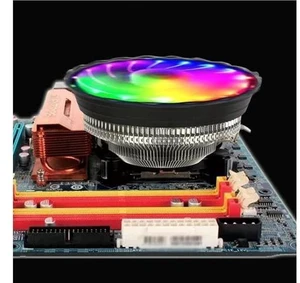 Noise Radiator Home Cooling Fan Desktop Computer Accessories Air Heatsink Office Stable RGB Luminous CPU Cooler For Intel Noise Radiator Home Cooling Fan Desktop Computer Accessories Air Heatsink Office Stable RGB Luminous CPU Cooler For Intel