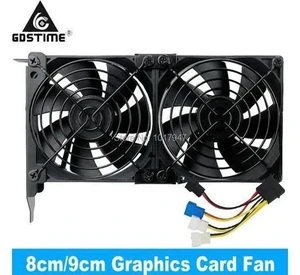8CM 9CM Universal Desktop Computer VGA Cooler Partner Ultra Quiet 80MM 90MM Chassis PCI Graphics Card Cooling Fan Companion 8CM 9CM Universal Desktop Computer VGA Cooler Partner Ultra Quiet 80MM 90MM Chassis PCI Graphics Card Cooling Fan Companion