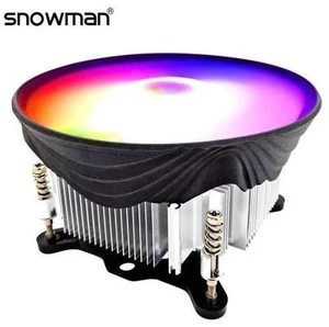 CPU Cooler RGB 120mm Screw mounting Heat Sink for Intel LGA 1150 1151 1155 1156 Radiator 3 Pin CPU Cooling Fan PC quiet CPU Cooler RGB 120mm Screw mounting Heat Sink for Intel LGA 1150 1151 1155 1156 Radiator 3 Pin CPU Cooling Fan PC quiet