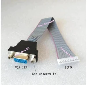 12P to 15P VGA Female D-Sub Adapter 12Pin 15Pin VGA connector length 150mm short cable for Lcd led DIY 12Pin 15P VGA D-sub Line 12P to 15P VGA Female D-Sub Adapter 12Pin 15Pin VGA connector length 150mm short cable for Lcd led DIY 12Pin 15P VGA D-sub Line