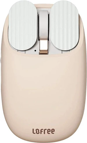 Wavy Chips Dual-Mode Wireless Mouse with 5 Adjustable DPI Levels Compatible with Windows, MacOS, iOS, Android (Milk Tea) Wavy Chips Dual-Mode Wireless Mouse with 5 Adjustable DPI Levels Compatible with Windows, MacOS, iOS, Android (Milk Tea)
