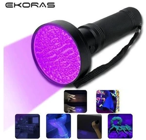 UV Flashlights 100 LEDs Handheld Powerful Ultraviolet Black Light Scorpion Pet Dog and Cat Urine Stain Detector UV Flashlights 100 LEDs Handheld Powerful Ultraviolet Black Light Scorpion Pet Dog and Cat Urine Stain Detector