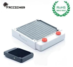 120mm Copper Radiator Black/White Piano Paint Water Cooler Heat Sink ROHS Certification For Water Cooling 27mm Thick 120mm Copper Radiator Black/White Piano Paint Water Cooler Heat Sink ROHS Certification For Water Cooling 27mm Thick