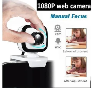 HD Webcam 1080P HD Web Camera With Built-in HD Microphone 1920 X 1080p Plug Focus Play Web Cam Widescreen Video Dropship HD Webcam 1080P HD Web Camera With Built-in HD Microphone 1920 X 1080p Plug Focus Play Web Cam Widescreen Video Dropship