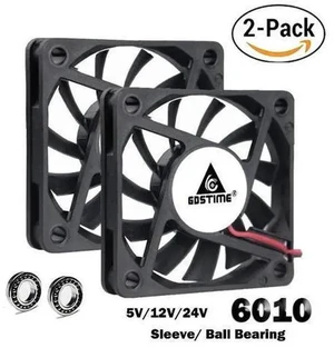 2 Pcs 60mm 5V 12V 24V Brushless USB 2PIN 3PIN DC Cooler Fan 60x60x10mm 6010 6cm For Computer PC CPU Case Cooling 2 Pcs 60mm 5V 12V 24V Brushless USB 2PIN 3PIN DC Cooler Fan 60x60x10mm 6010 6cm For Computer PC CPU Case Cooling