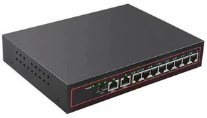 8 Port SPOE Network Desktop Switch 5-60V Power Supply 8 Ports SPOE Network Switch 10/100Mbps With 6 Surveillance Cameras 8 Port SPOE Network Desktop Switch 5-60V Power Supply 8 Ports SPOE Network Switch 10/100Mbps With 6 Surveillance Cameras