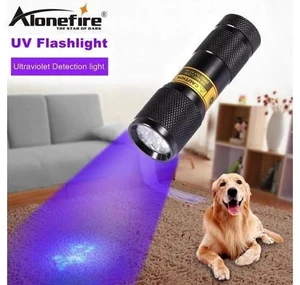 9 LED uv led 9led 365-370nm flashlight Blood check ultra violet for cat urine detector 9 LED uv led 9led 365-370nm flashlight Blood check ultra violet for cat urine detector