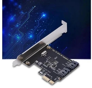 1X 4X 8X 16X PCI-E Cards PCI Express to SATA 3.0 2-Port SATA III 6Gbps Expansion Adapter Boards Add On Cards PCI-Express Card 1X 4X 8X 16X PCI-E Cards PCI Express to SATA 3.0 2-Port SATA III 6Gbps Expansion Adapter Boards Add On Cards PCI-Express Card