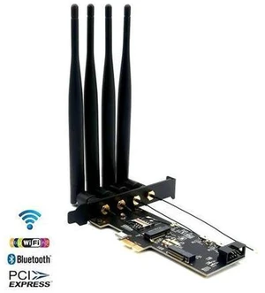 Wifi Adapter NGFF M.2 Key B and Key A to Ie X1 Network Card with SIM Card Slot 5dBi WiFi Antenna for 3G/4G Module WiFi Card Wifi Adapter NGFF M.2 Key B and Key A to Ie X1 Network Card with SIM Card Slot 5dBi WiFi Antenna for 3G/4G Module WiFi Card
