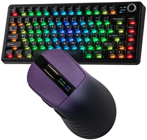X Aula F75 MAX Wireless Mechanical Keyboard with TFT Screen and Knob+Carbonis Wireless Gaming Mouse with Digital Display X Aula F75 MAX Wireless Mechanical Keyboard with TFT Screen and Knob+Carbonis Wireless Gaming Mouse with Digital Display