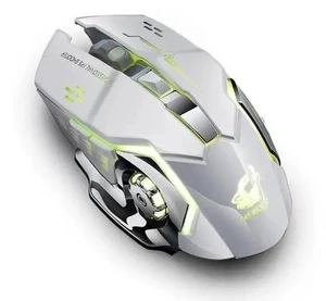 2.4G Wireless Silent Gamer Mouse LED Backlit USB Optical Ergonomic Rechargeable Gaming Mouse for PC Notebook Gamer Mouse 2.4G Wireless Silent Gamer Mouse LED Backlit USB Optical Ergonomic Rechargeable Gaming Mouse for PC Notebook Gamer Mouse