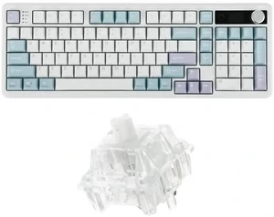 TH99 PRO 96% Mechanical Keyboard with Screen & Knob+Crystal Tactile Silent Mechanical Keyboard Switches Set TH99 PRO 96% Mechanical Keyboard with Screen & Knob+Crystal Tactile Silent Mechanical Keyboard Switches Set