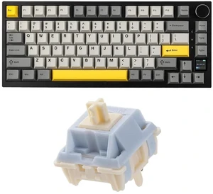 Ajazz AK820 Pro 75% Wireless Mechanical Keyboard with TFT Smart Display&Knob+Sorane 39gf Gaming Keyboard Switches Set Ajazz AK820 Pro 75% Wireless Mechanical Keyboard with TFT Smart Display&Knob+Sorane 39gf Gaming Keyboard Switches Set