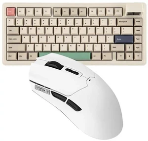 RT82 Wireless Mechanical Keyboard with Screen+Click Lite Wireless Gaming Mouse RT82 Wireless Mechanical Keyboard with Screen+Click Lite Wireless Gaming Mouse