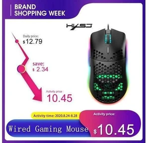 J900 USB Wired Gaming Mouse RGB Gaming Mouse with Six Adjustable DPI Ergonomic Design for Desktop Laptop for Gamer Gaming J900 USB Wired Gaming Mouse RGB Gaming Mouse with Six Adjustable DPI Ergonomic Design for Desktop Laptop for Gamer Gaming