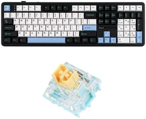 F108 Wireless Gaming Keyboard+Sea Salt Silent Mechanical Keyboard Switches Set F108 Wireless Gaming Keyboard+Sea Salt Silent Mechanical Keyboard Switches Set
