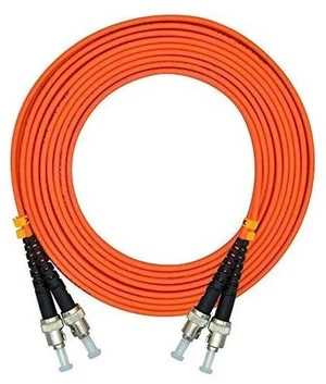50Meters 160ft ST to ST Duplex 62.5/125 OM1 Multimode Fiber Optic Cable Jumper Optical Patch Cord ST-ST 50Meters 160ft ST to ST Duplex 62.5/125 OM1 Multimode Fiber Optic Cable Jumper Optical Patch Cord ST-ST