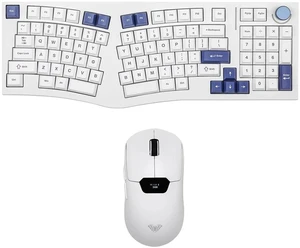 Alice98 Ergonomic 98 Keys Custom Mechanical Keyboard with SC390 Lightweight Gaming Mouse with Displa Alice98 Ergonomic 98 Keys Custom Mechanical Keyboard with SC390 Lightweight Gaming Mouse with Displa