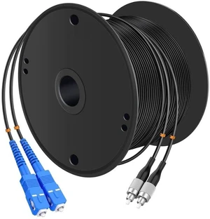 150Meter/492ft Outdoor Armored Fiber Patch Cable FC/UPC to SC/UPC Single Mode Duplex Fiber Optic Internet Cables - Simplex - 9/125um Fiber Optic Jumper Optical Patch Cord 150Meter/492ft Outdoor Armored Fiber Patch Cable FC/UPC to SC/UPC Single Mode Duplex Fiber Optic Internet Cables - Simplex - 9/125um Fiber Optic Jumper Optical Patch Cord