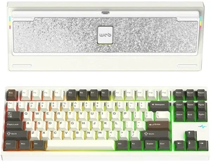 WOBKEY Crush 80 Reboot CNC Aluminum 5-Second Quick-Release Triple-Mode Connectivity Mechanical Keyboard with Superior Acoustics (Pro White) WOBKEY Crush 80 Reboot CNC Aluminum 5-Second Quick-Release Triple-Mode Connectivity Mechanical Keyboard with Superior Acoustics (Pro White)