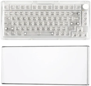 Phantom 81 V3 75% Upgraded Crystal Gasket Mechanical Keyboard with Acrylic Transparent Keyboard Dust Phantom 81 V3 75% Upgraded Crystal Gasket Mechanical Keyboard with Acrylic Transparent Keyboard Dust