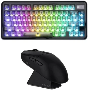 Phantom81 Lite 75% Gasket Mechanical Keyboard with MechLands AJAZZ AJ139 V2 MC Gaming Mouse with Cha Phantom81 Lite 75% Gasket Mechanical Keyboard with MechLands AJAZZ AJ139 V2 MC Gaming Mouse with Cha
