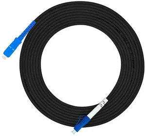 25M LC to SC Outdoor Armored Simplex 9/125 SM Fiber Optic Cable Jumper Optical Patch Cord Singlemode 25Meters 80ft LC-SC 25M LC to SC Outdoor Armored Simplex 9/125 SM Fiber Optic Cable Jumper Optical Patch Cord Singlemode 25Meters 80ft LC-SC